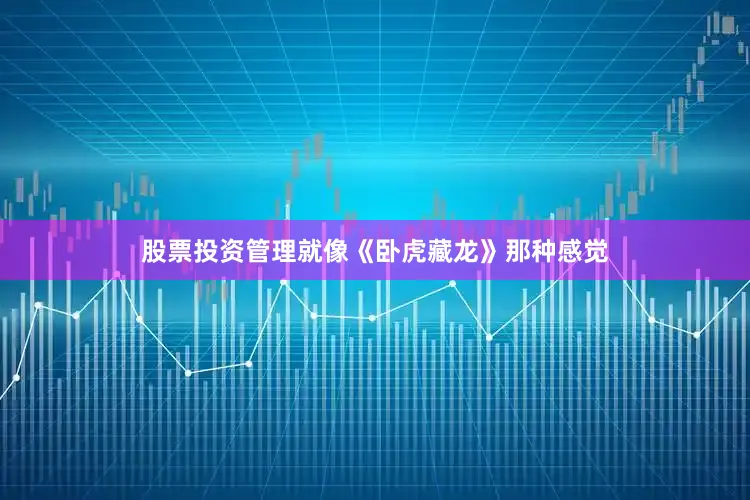 股票投资管理就像《卧虎藏龙》那种感觉